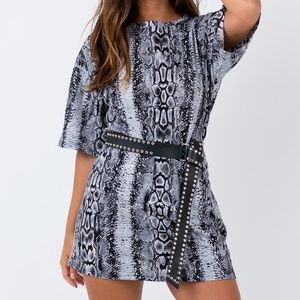 Motel Sunny Kiss Dress Snake Princess Polly